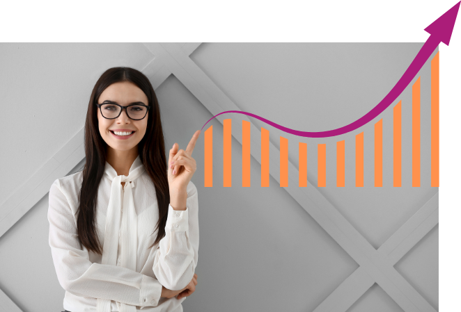 A Channel Expert Point to a Growth Chart